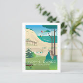 インディアナデュネス国立公園 ポストカード (スタンド正面)