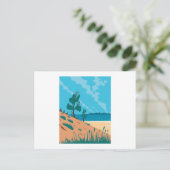 インディアナデュネス国立公園WPA ポストカード (スタンド正面)