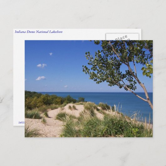 インディアナデュネス国立湖畔 ポストカード (正面/裏面)
