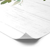 インディアナパーソナライズされた州ユアホームシティ素朴 ポスター (角)