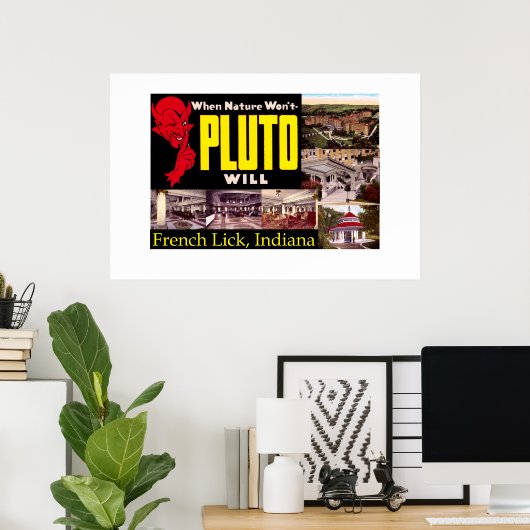 インディアナフランスのヴィンテージのポスター ポスター (ホームオフィス)