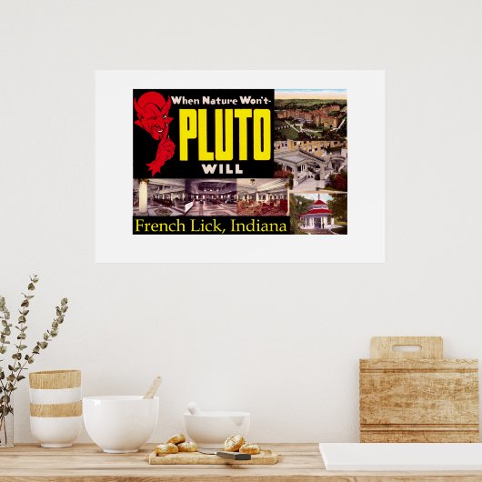 インディアナフランスのヴィンテージのポスター ポスター (キッチン)