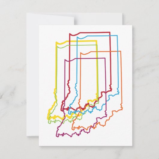 インディアナプライドぼやけ 招待状 (正面)