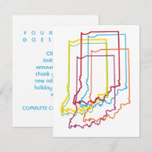 インディアナプライドぼやけ 招待状 (正面/裏面)