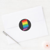 インディアナプライド。 ラウンドシール (封筒)
