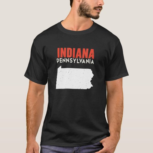 インディアナペンシルバニアUSA州アメリカントラベル Tシャツ (正面)
