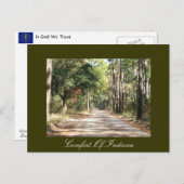 インディアナポストカード心地よい ポストカード (正面/裏面)