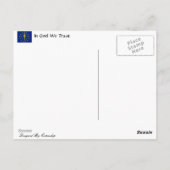 インディアナポストカード心地よい ポストカード (裏面)