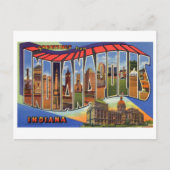 インディアナポリスからの挨拶 ポストカード (正面)