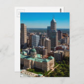 インディアナポリスのスカイライン ポストカード (正面/裏面)