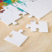 インディアナポリスインディアナのスカイライン ジグソーパズル (側面)