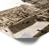 インディアナポリスインディアナオールドマリオンカウンティコートハウス ポスター (角)