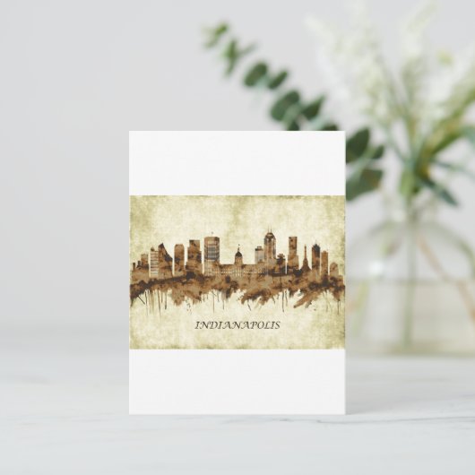 インディアナポリスインディアナシティスケープ シーズンポストカード (スタンド正面)