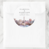 インディアナポリスインディアナデスティネーションスカイライン ラウンドシール (バッグ)