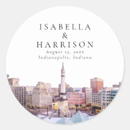 インディアナポリスインディアナデスティネーションスカイライン ラウンドシール