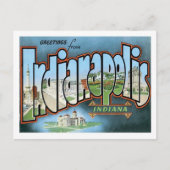 インディアナポリスインディアナ旅行アメリカ米国都市 ポストカード (正面)