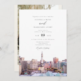 インディアナポリスインディアナ旅行先スカイライン 招待状