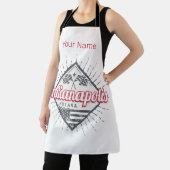 インディアナポリスシティインディアナ統一された州ズUSA エプロン (インサイチュ)