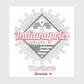 インディアナポリスシティインディアナ統一された州ズUSA シール (シート)