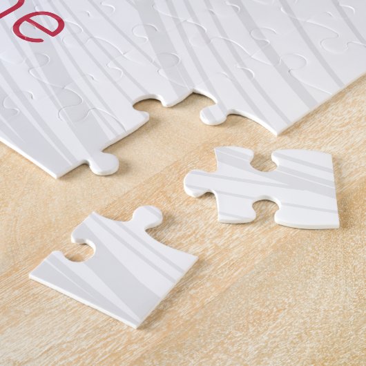 インディアナポリスシティインディアナ統一された州ズUSA ジグソーパズル (側面)