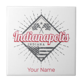 インディアナポリスシティインディアナ統一された州ズUSA タイル