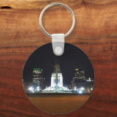 インディアナポリススカイラインat Night キーホルダー (正面)