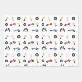 インディアナポリスレースカーレーストラック2速1周目 ラッピングペーパーシート