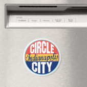 インディアナポリスヴィンテージラベル マグネット (インサイチュ (食洗機))