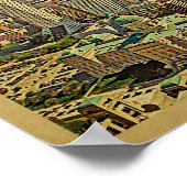 インディアナポリスヴィンテージ旅行ポスター ポスター (角)