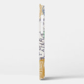 インディアナポリス切手：トラベルシールセット。 Case-Mate iPhoneケース (裏面 / 左)