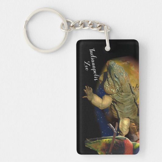 インディアナポリス動物園の爬虫類と鳥 キーホルダー (正面)