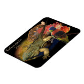 インディアナポリス動物園の爬虫類と鳥 マグネット (左側)