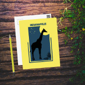 インディアナポリス動物園インディアナヴィンテージキリン ポストカード