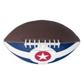 インディアナポリス国旗を持つアメリカンフットボール アメリカンフットボール (正面)