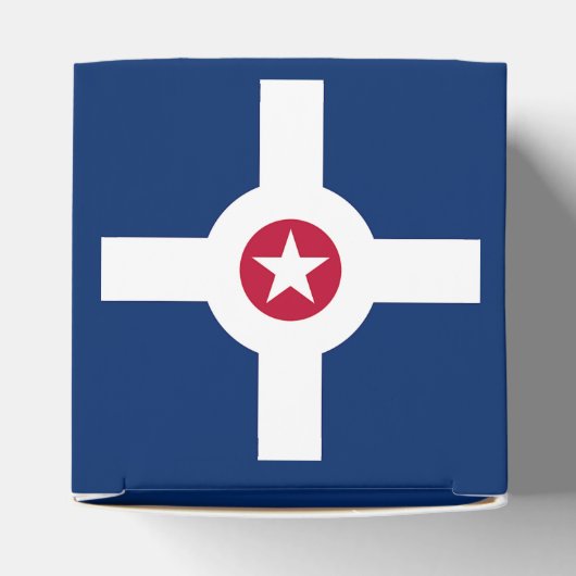 インディアナポリス国旗を掲げた愛国的優遇箱 フェイバーボックス (上部)