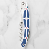 インディアナポリス国旗、インディアナウェイターコルク栓抜 ソムリエナイフ (正面)