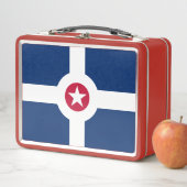 インディアナポリス国旗、インディアナメタルランチボックス メタルランチボックス (インサイチュ)