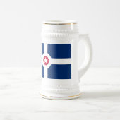 インディアナポリス国旗 ビールジョッキ (正面右)