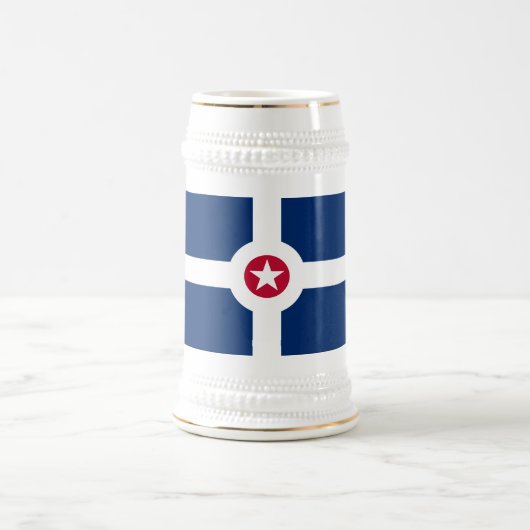 インディアナポリス国旗 ビールジョッキ (中央)