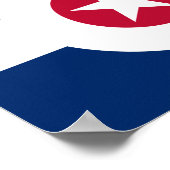 インディアナポリス国旗 ポスター (角)