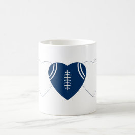 インディアナポリス子馬サッカーハートデザイン コーヒーマグカップ