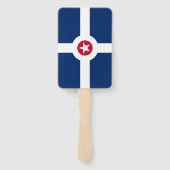 インディアナポリス州旗を持つハンドファンのセット ハンドファン (裏面)