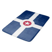 インディアナポリス州旗を持つ大きなバスマット バスマット (アングル)