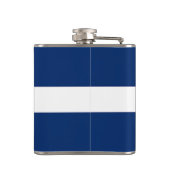 インディアナポリス州旗を掲げる愛国的なフラスコ フラスク (裏面)