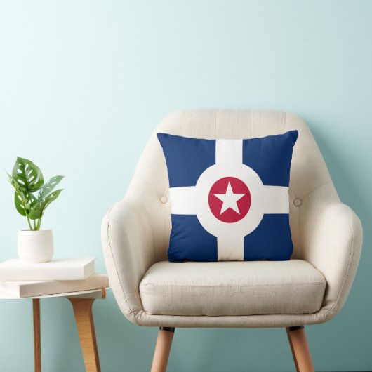 インディアナポリス州旗アメリカのモージョピロー クッション (椅子)