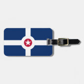 インディアナポリス州旗，インディアナ州ラゲージタグ ラゲッジタグ (正面横)