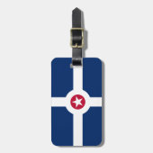 インディアナポリス州旗,インディアナ州ラゲージタグ ラゲッジタグ (正面縦)