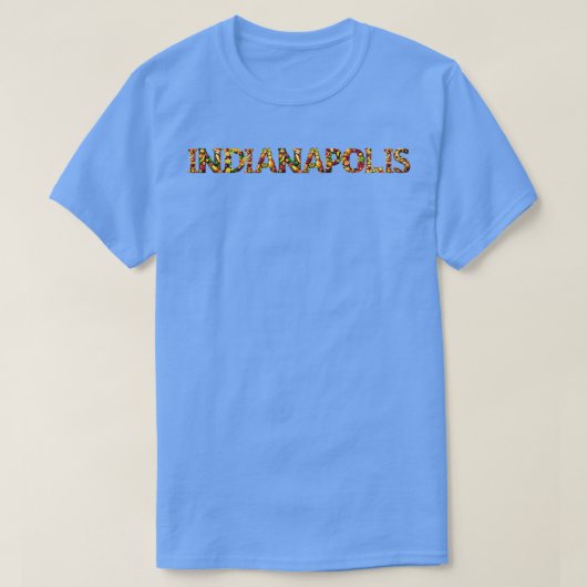 インディアナポリス市フルーツスタイル Tシャツ (デザイン正面)