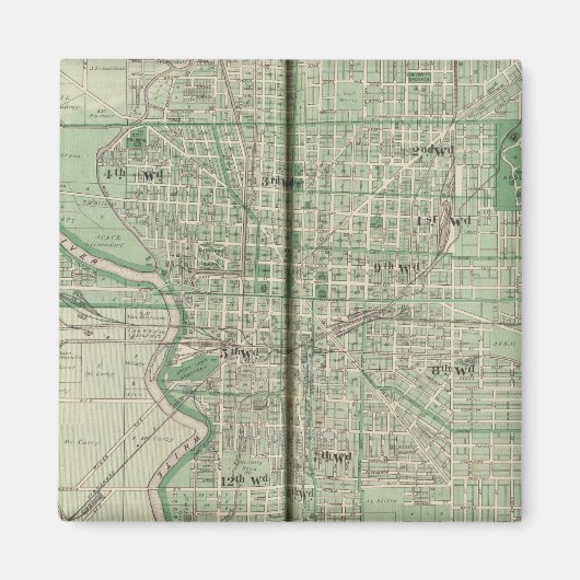 インディアナポリス計画 マグネット (正面)