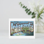 インディアナポリス,インディアナからの挨拶! ポストカード (スタンド正面)